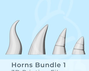 Hoorns-bundelpakket 1 | 3D-model STL-bestanden