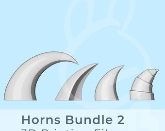 Hoorns-bundelpakket 2 | 3D-model STL-bestanden