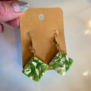 Matcha Latte Inspired Earrings