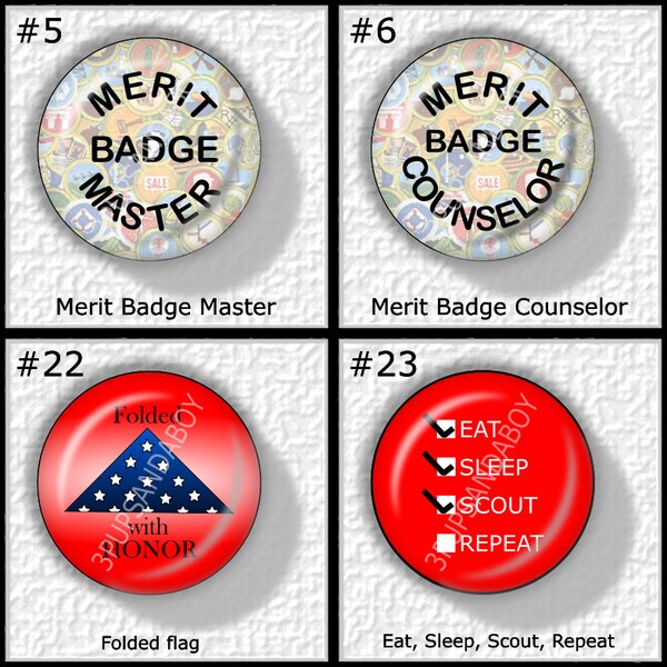 Merit Badge Flag - Etsy