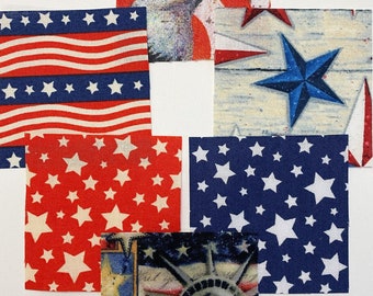 96 – 2.5 x 2.5-inch novelty squares with an American Celebration theme. #10018