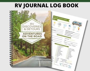 Spiral-Bound RV Journal | RV Planner | Gift for RV Owners