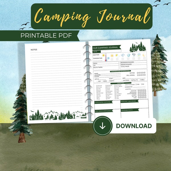 Diario de Camping / Descarga Digital PDF