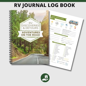 Spiral-Bound RV Journal | RV Planner | Gift for RV Owners