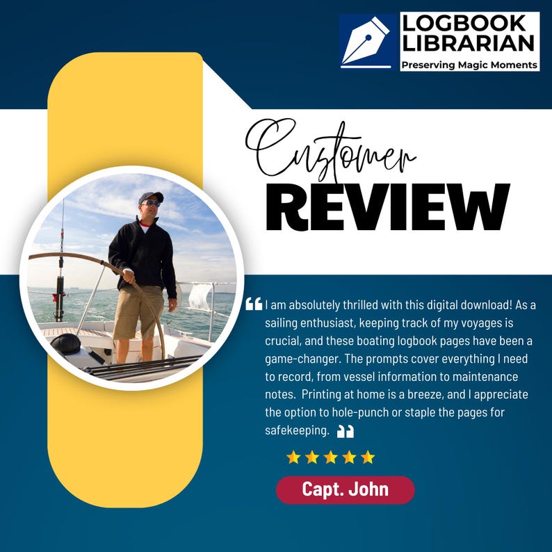 Captain Journal Ship Captain's Log Book: Nautical Journal (digital Download) - Etsy