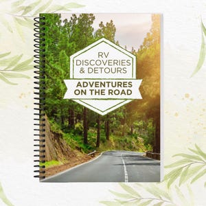 RV Travel Journal and Campground Log Book, Spiral-Bound Camping Planner for RV Owners