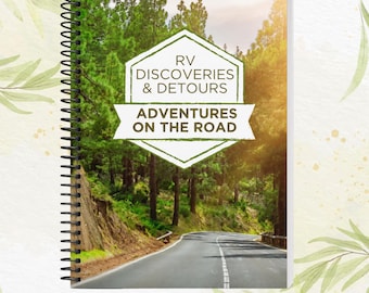 RV Travel Journal and Campground Log Book, Spiral-Bound Camping Planner for RV Owners