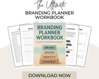 Branding Planner Workbook: Brand Identity & Strategy (Digital Download)