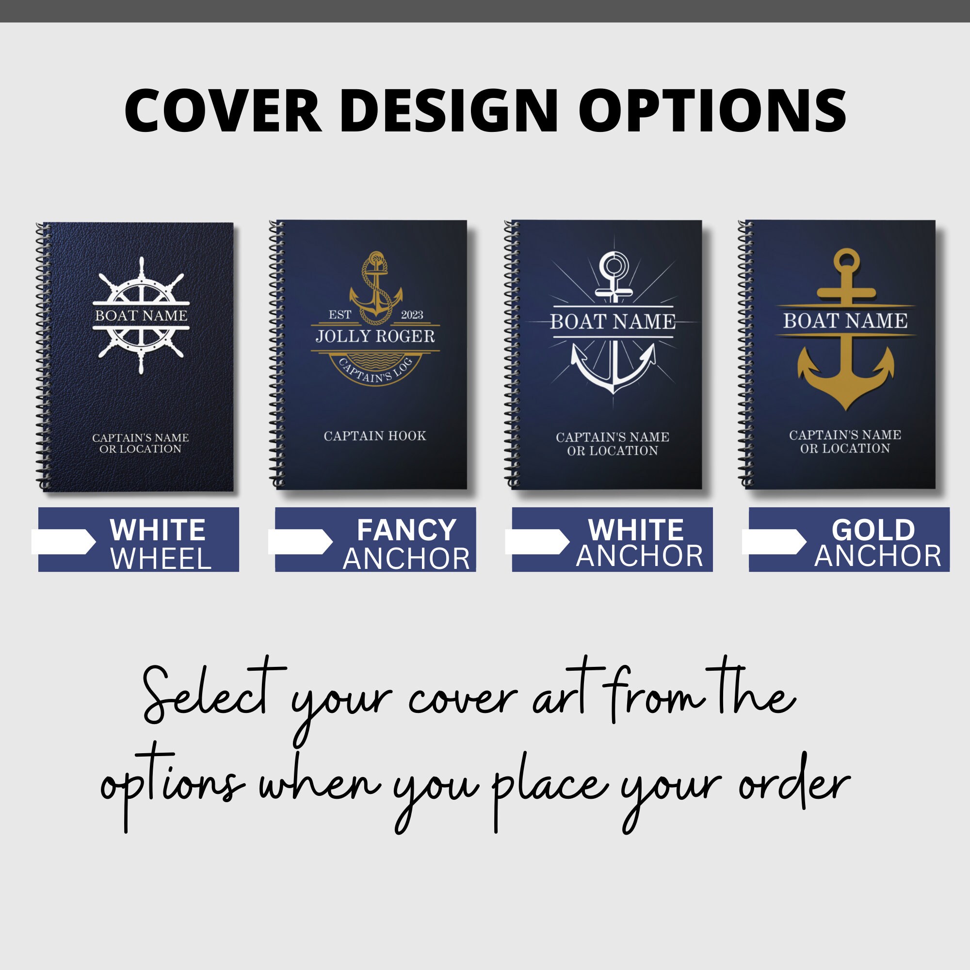 Personalized Boat Captains Log Gift for Boaters Ship Logbook - Etsy