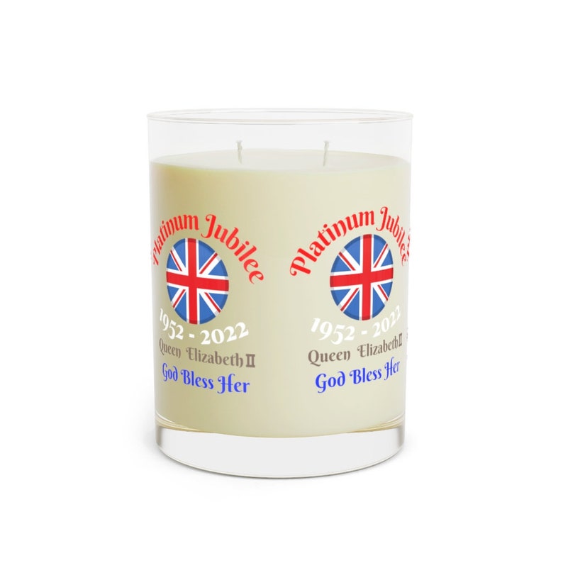 Platinum Jubilee Queen Elizabeth 2nd scented Candle Full Etsy
