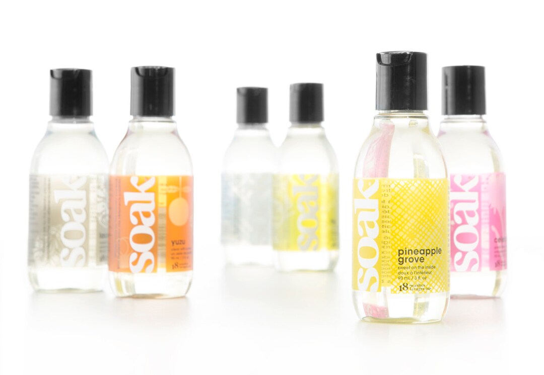 Soak 3 Oz. Modern Laundry Soap Travel Size Etsy