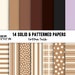 Coffee Pattern Digital Paper - 28 Seamless Pages - Printable Scrapbook ...