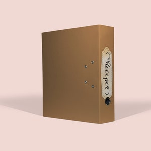 Recipe Binder Spine - US Letter + A4 - 6 Sizes of Recipe Binder Spines ...