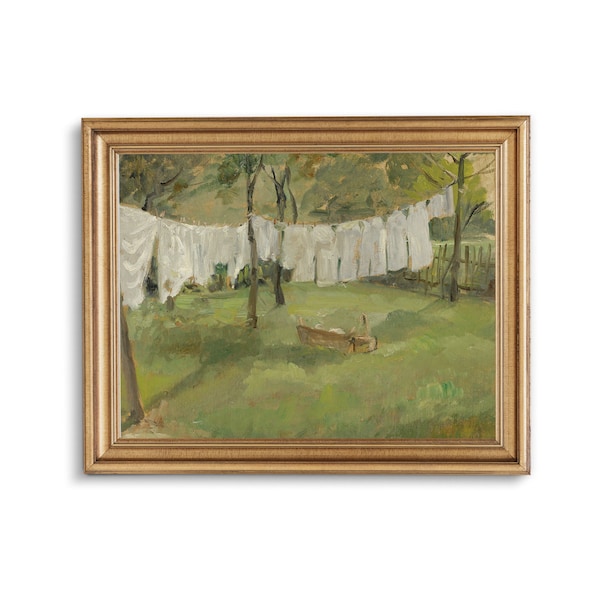 Laundry Line Art Etsy UK