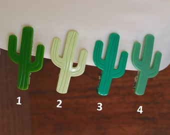 Barrette • cactus