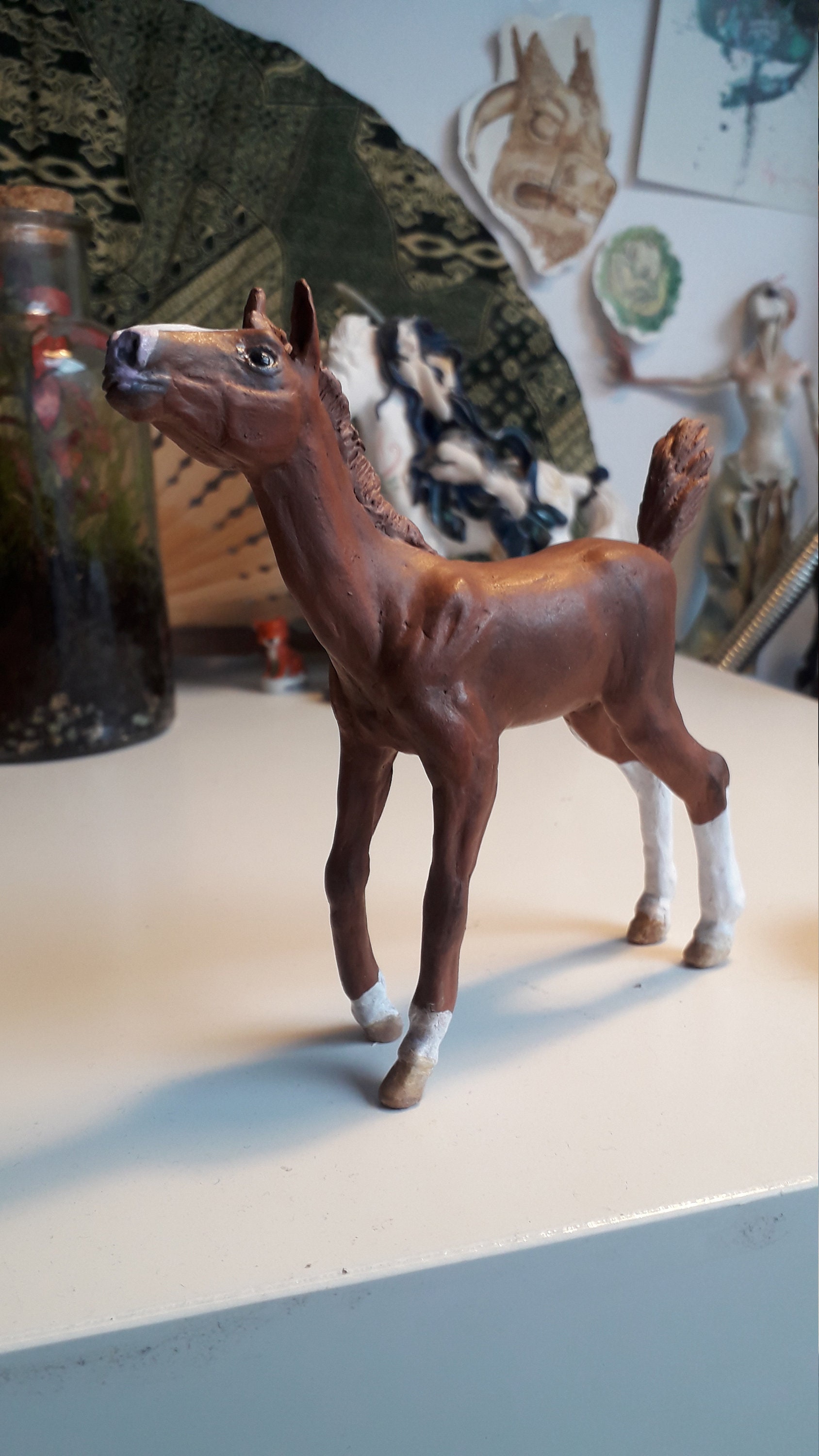 O'scaro L'imparfait , Sculpture Poulain