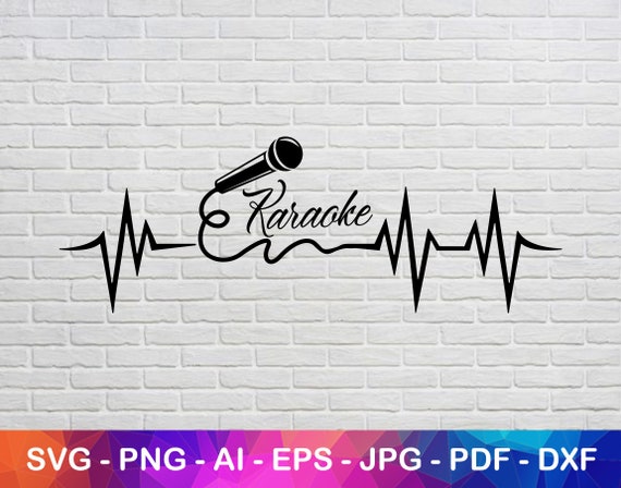 Heartbeat Karaoke Svg Heartbeat Svg Karaoke Svg Music Svg Etsy Uk