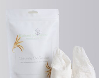 Natural Oat Bath Bags