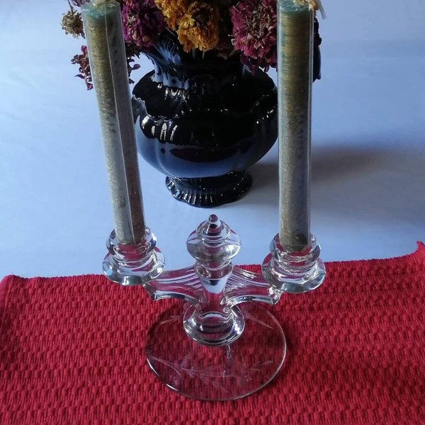 Princess House Crystal Candle Holder Etsy