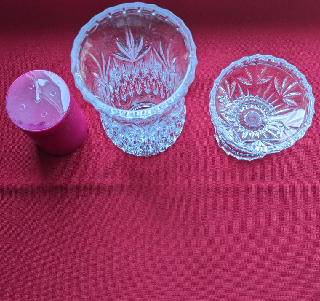 Princess House Crystal Double Candle Holder Etsy