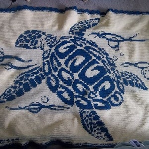 Turtle Afghan, Crochet Pattern