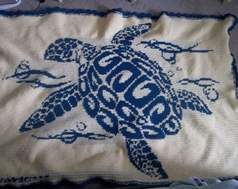 Turtle Afghan, Crochet Pattern