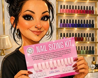 Press On Nails Sizing Kit