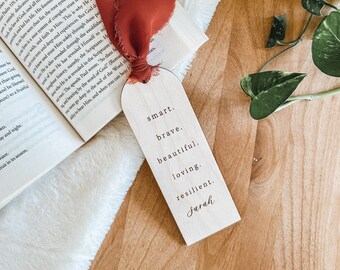 Custom Name Bookmark, Personalized Bookmark, Gifts of Affirmation, Bookmark for Women, Custom Bookmark, Personalized Gift, Teacher Gifts
