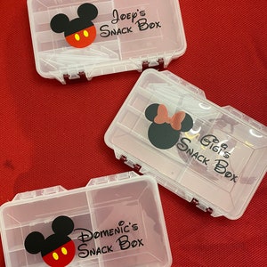 Personalize Travel Snack Box/snackle Box/ Snack Box for Kids 