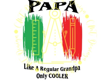 Italian PAPA - Distressed Flag