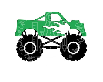 Monster Truck SVG Layered
