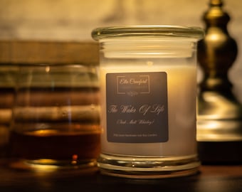 Handgemaakte Ierse whisky geurkaars