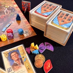 Porte-cartes pliable pour jeu de société Bruges