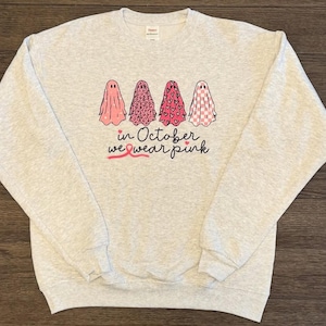 Moletom com gola redonda contra o câncer de mama, camiseta contra o câncer de mama, moletom contra o câncer, camiseta contra o câncer, vestuário contra o câncer de mama, conscientização sobre o câncer de mama