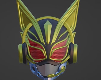 Kamen rider Nago from Geats fully wearable cosplay helmet 3D printable STL file