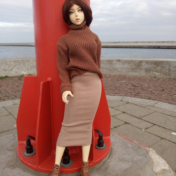 Knitted skirt for BJD dolls. Smartdoll, Iplehouse, Fairyland, Soom and etc.