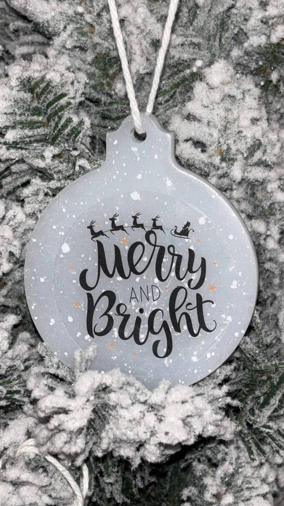 Resin Christmas Ornament