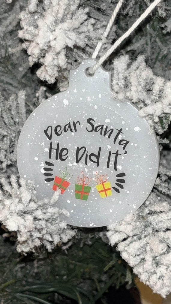 Resin Christmas Ornament