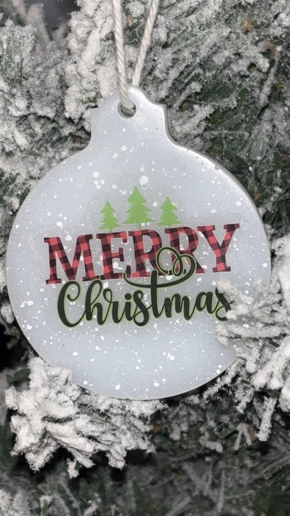 Resin Christmas Ornament