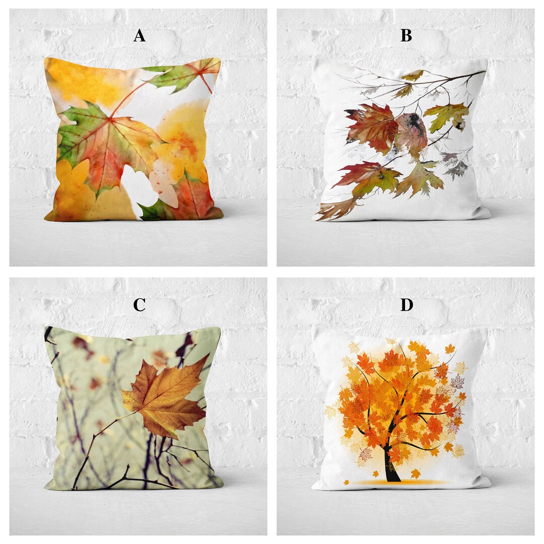 Autumn Pillow Cover Pillow Case 20x20 Fall Trend Pillowcase Etsy