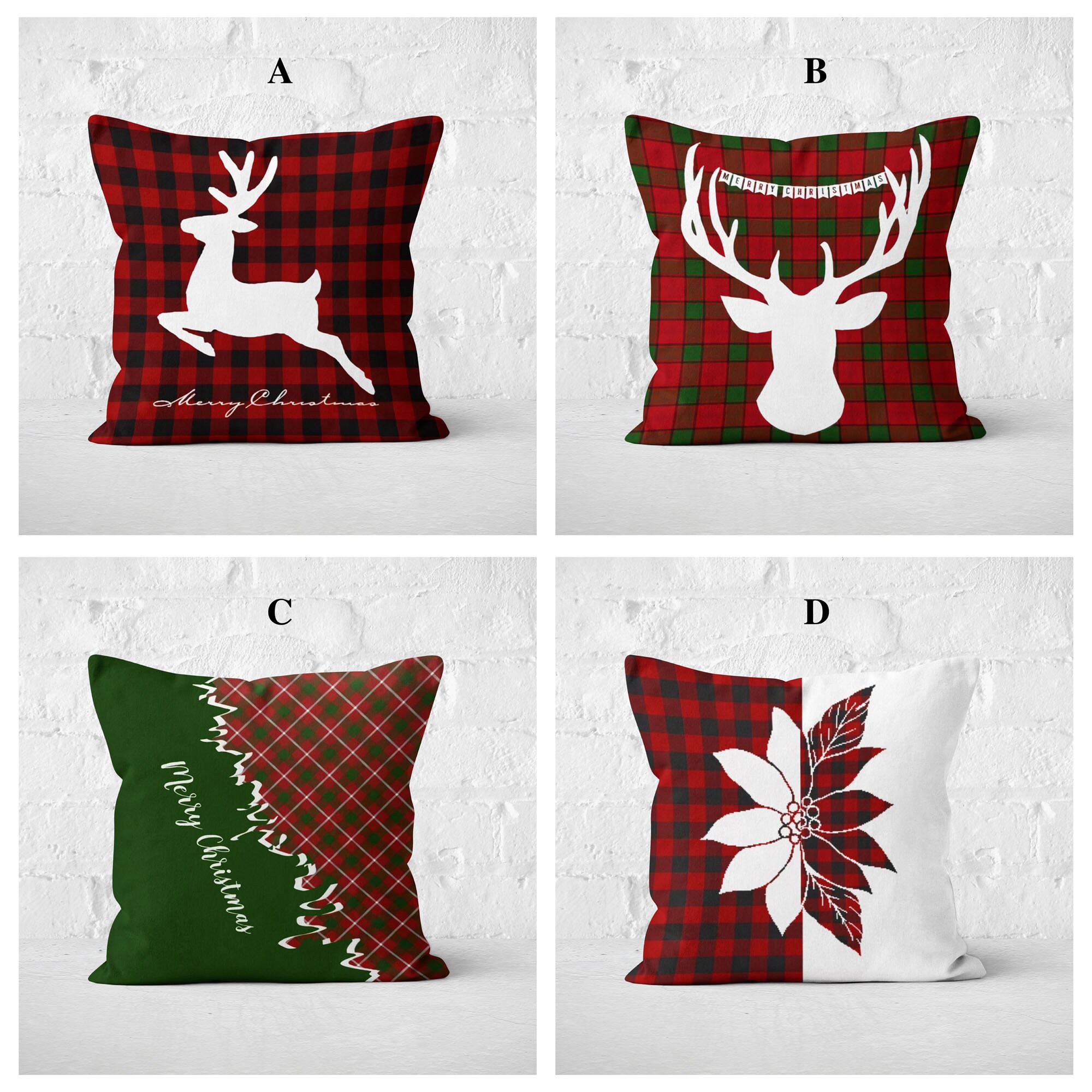 Holiday Gift Xmas Pillow Cover Snowflake Pillow Cover Christmas Pillow Case Christmas Plaid Joy Square Pillow Case Christmas Decor Holiday Gift Xmas Pillow Cover Snowflake Pillow Cover Christmas Pillow Case Christmas Plaid Joy Square Pillow Case Christmas Decor