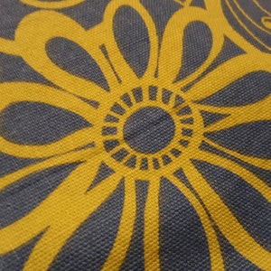 6 yds fabric &quot;Lagoon&quot; blue green from Mill Creek 100% cotton washable trendy botanical flower design 45&quot; Home Essentials spring bright lime