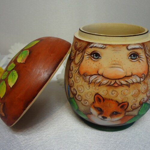 Large shops Podberezovik mushroom matryoshka box without attachments
