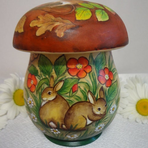 Large shops Podberezovik mushroom matryoshka box without attachments