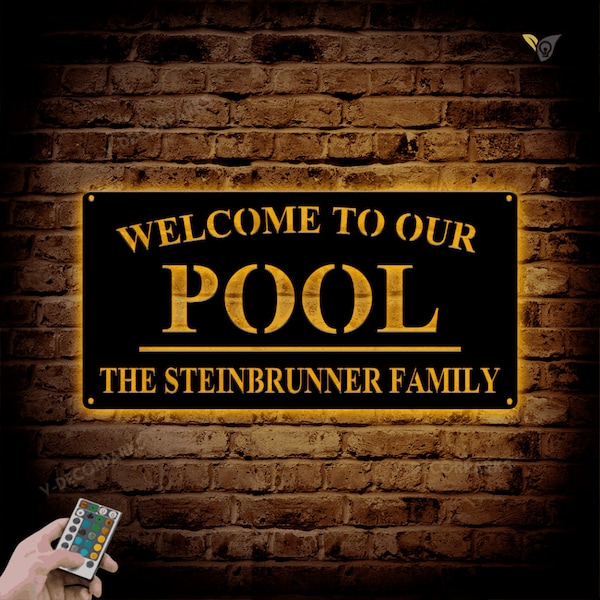 Pool House Decor Etsy