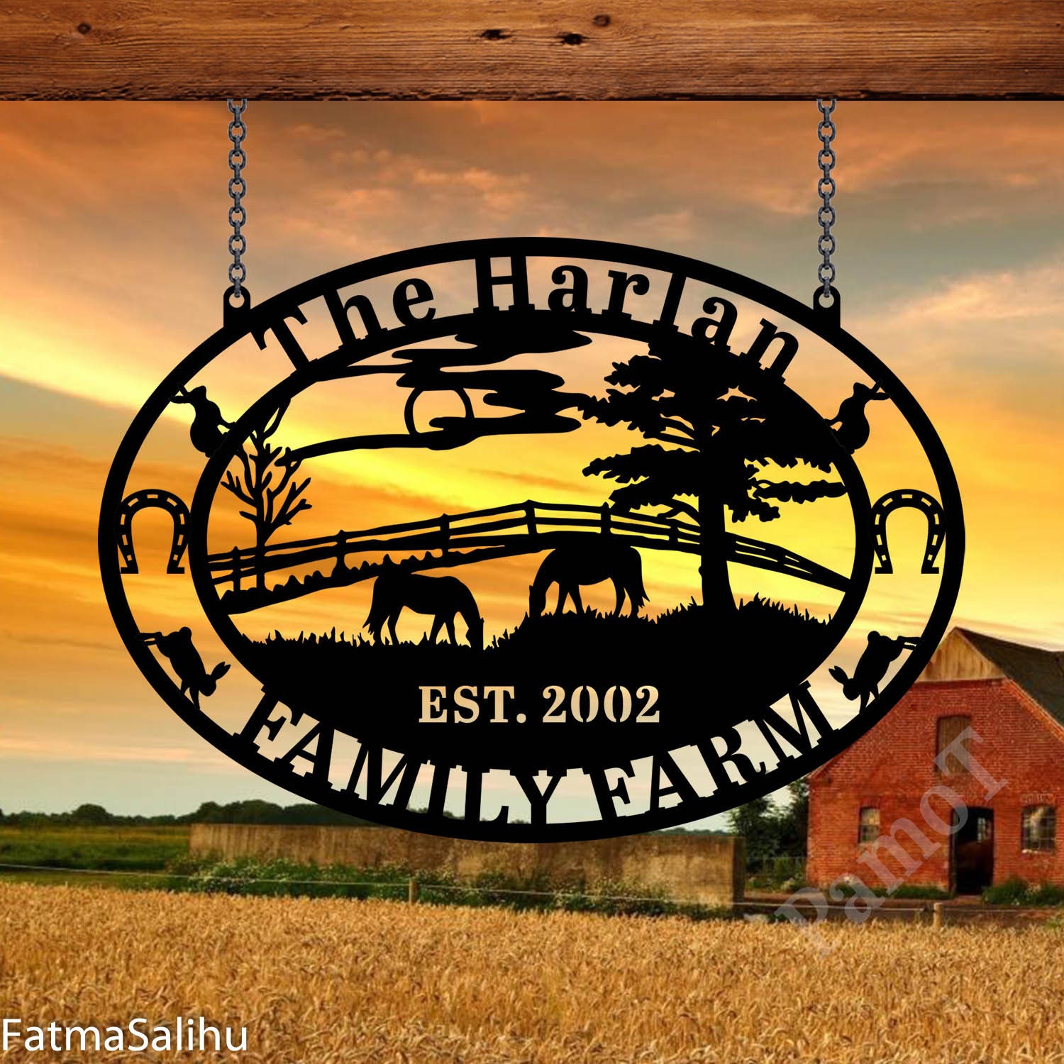 Rustic Metal Farmhouse Sign; Ranch, Cabin, Meeting Venue