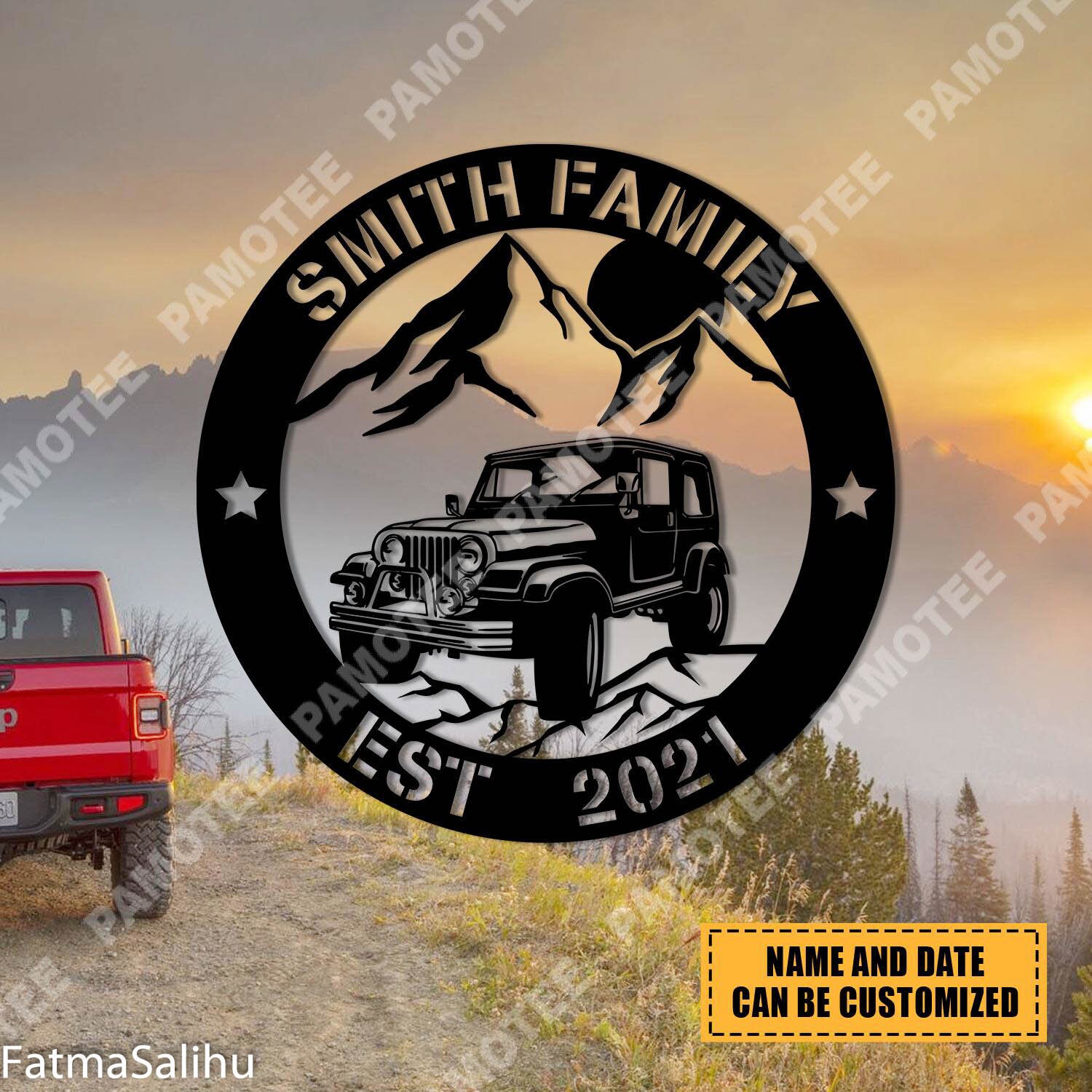 Jeep Decal Mountain - Etsy