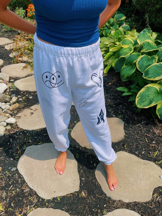 Graphic Design Sweatpants - Etsy