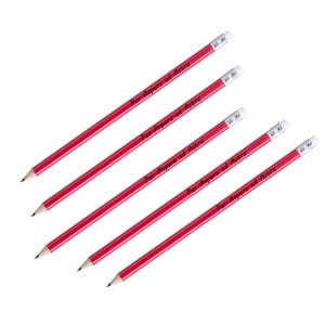 Matite in Legno Rosse Incise a Laser  (anche Doppia Incisione)