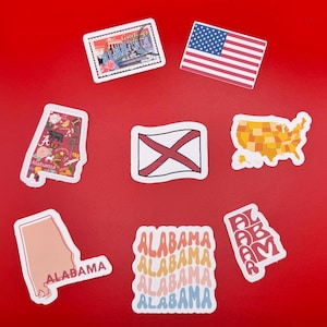 Pack d'autocollants État de l'Alabama